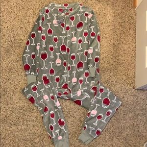Adult wine onsie